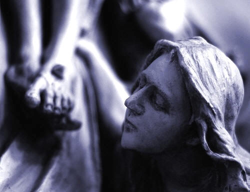 Mary kisses feet of Jesus