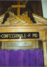 confesionario del Padre Pío
